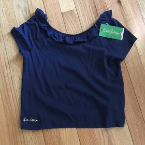 NWT Girls Lilly Pulitzer Brit Top- Size L/8-10